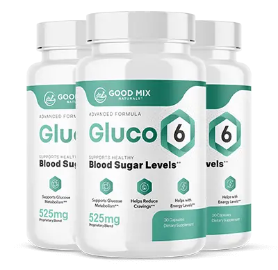 Gluco6 3 Bottles - 90 Day Supply