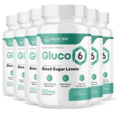 Gluco6 6 Bottles - 180 Day Supply Best Value